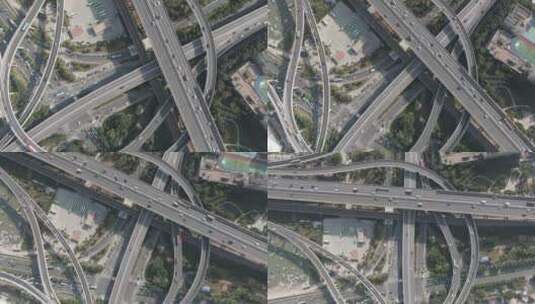 城市交通立交桥高清在线视频素材下载