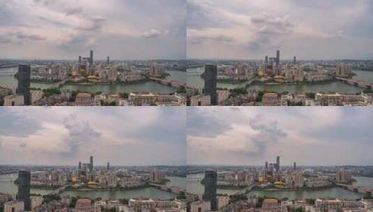 4k航拍城市 夜景风光高清在线视频素材下载