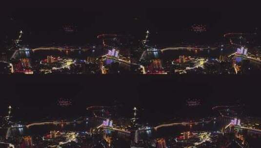 4k高清紫阳夜景航拍高清在线视频素材下载