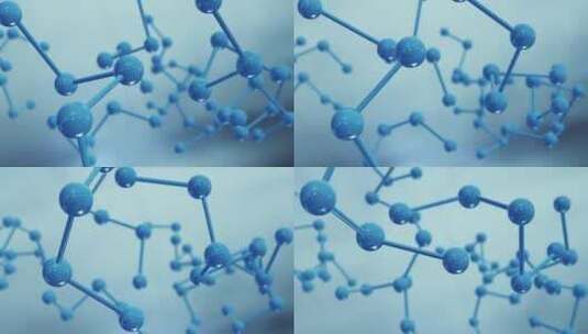 分子结构通用概念高清在线视频素材下载