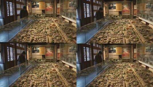 中国北京四合院历史微缩建筑高清在线视频素材下载