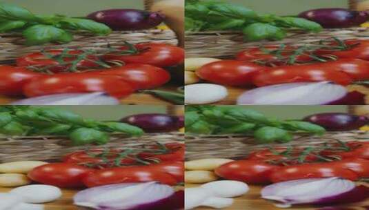 小番茄 绿色水果 新鲜高清在线视频素材下载