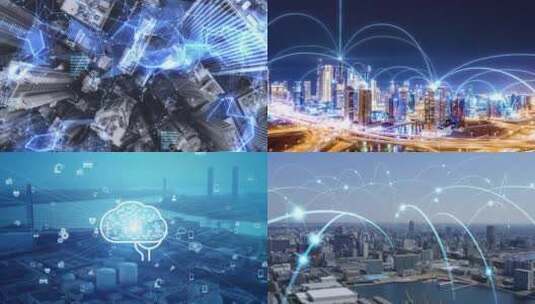 【合集】智慧城市科技大数据高清在线视频素材下载