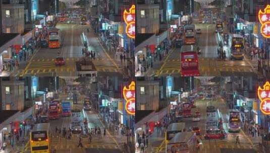 香港城市车流视频4K高清在线视频素材下载