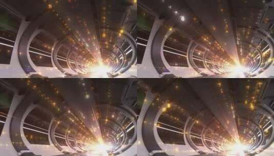 时光隧道穿梭在飞行高清在线视频素材下载