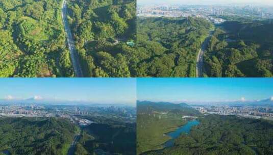 【4K】坪山区大景蓝天宣传片高清在线视频素材下载