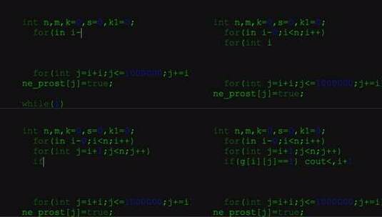计算机源代码编程数据滚动高清在线视频素材下载