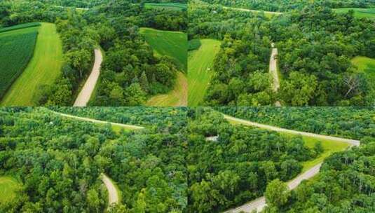 大自然的画卷：宁静、美丽与和谐的完美结合高清在线视频素材下载