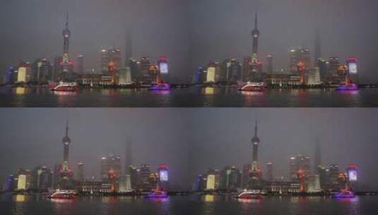 中国上海夜景高清在线视频素材下载