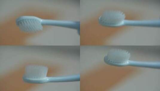 牙刷牙杯牙具清洗牙刷高清在线视频素材下载