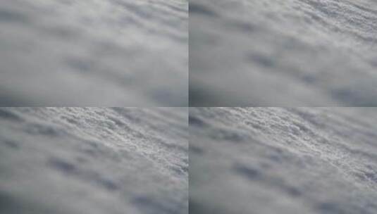 雪山上雪的特写高清在线视频素材下载