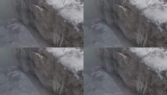冬季北方冰雪光阴变化LOG视频素材高清在线视频素材下载