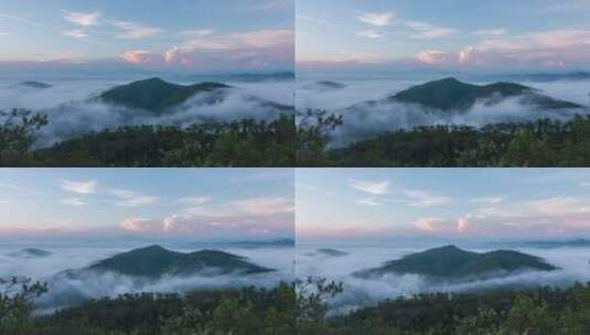 原创高山云海延时摄影云海流动4K高清在线视频素材下载