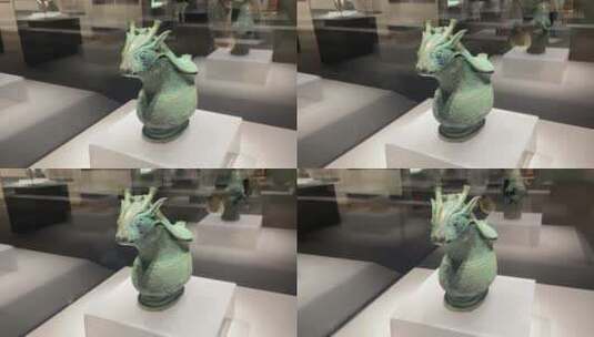 山东博物馆考古成就展，考古成就高清在线视频素材下载