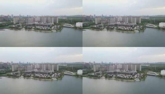 上海之鱼奉贤泡泡公园全景航拍（8分钟）高清在线视频素材下载