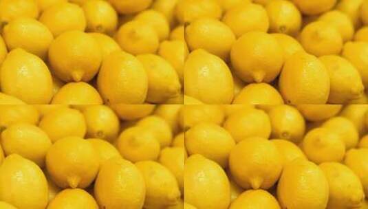 新鲜的柠檬高清在线视频素材下载
