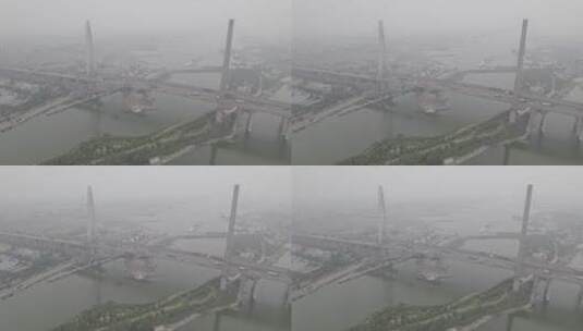 天津海河大桥log素材桥梁车流高清在线视频素材下载