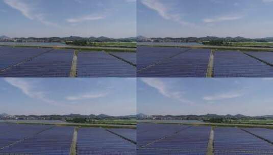 太阳能发电航拍视频高清在线视频素材下载