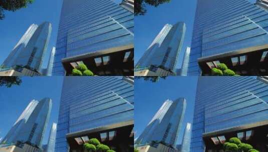 广西首府绿城南宁东盟商务区高楼大厦高清在线视频素材下载