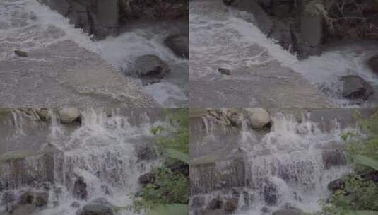 河流小溪青草泉水河边河水溪流水坝合集高清在线视频素材下载