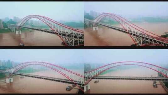重庆江北南岸朝天门大桥高清在线视频素材下载