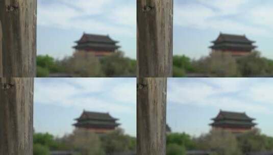 北京城楼钟楼鼓楼历史建筑文化高清在线视频素材下载