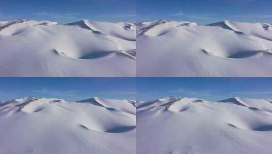 沙漠雪景高清在线视频素材下载