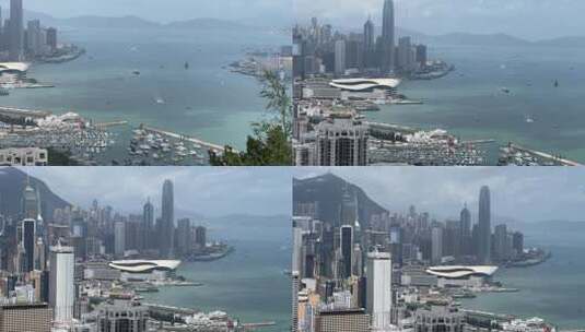 香港宝马山白天顺光素材高清在线视频素材下载