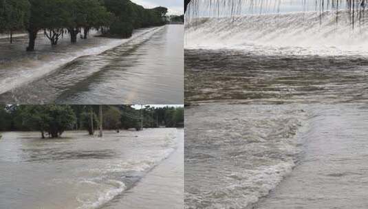 自然灾害、水灾、暴雨高清在线视频素材下载