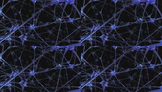 大脑神经元活动信号高清在线视频素材下载