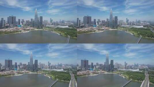 深圳城市宣传片-人才公园航拍高清在线视频素材下载