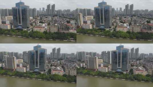 广州城市建筑航拍高清在线视频素材下载