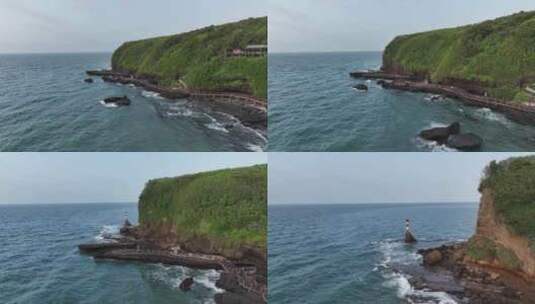 广西北海涠洲岛航拍高清在线视频素材下载