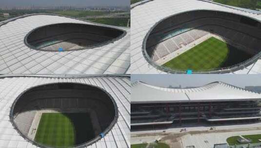 西安国际足球中心高清在线视频素材下载