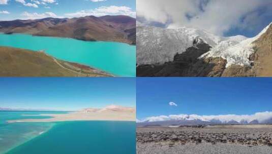 西藏美景短航拍1高清在线视频素材下载