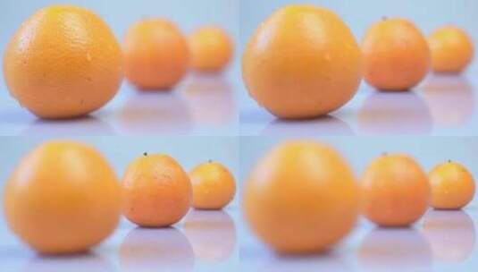 柑橘耙耙柑水果静物高清在线视频素材下载