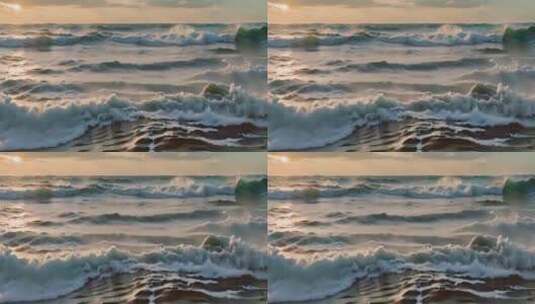 大海海浪高清在线视频素材下载