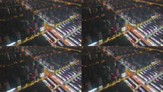 浙江省杭州市钱塘新区金沙湖下沙街道高沙商高清在线视频素材下载