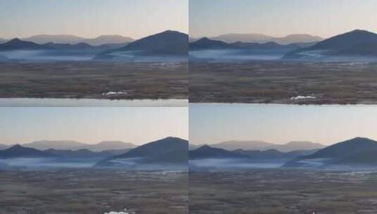 4k航拍水墨画般山峦风景高清在线视频素材下载