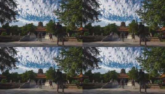 北京首都紫禁城颐和园佛光阁延时高清在线视频素材下载
