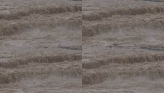 奔腾的黄河水——壶口瀑布（4Klog模式）高清在线视频素材下载