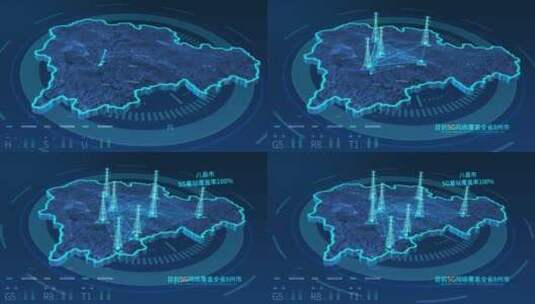 科技5G基站信号塔高清AE视频素材下载