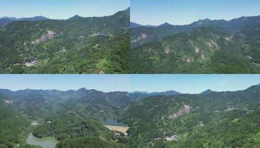湖南南岳衡山大景航拍高清在线视频素材下载