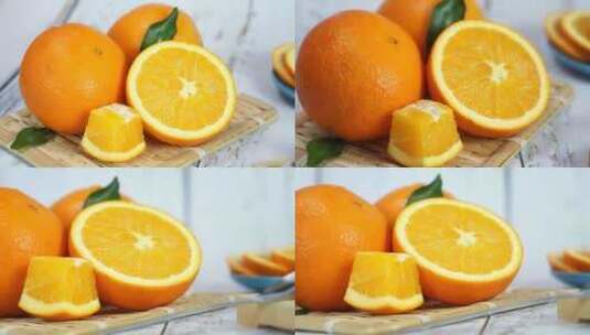 鲜橙 水果高清在线视频素材下载