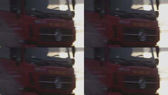 油罐车 大卡车 行驶 卡车驾驶员 运输高清在线视频素材下载