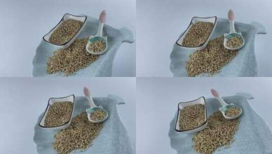 燕麦米静物视频高清在线视频素材下载