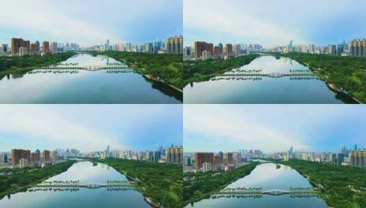 广西南宁南湖公园高清在线视频素材下载