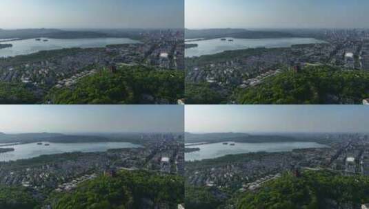 杭州西湖全景高清在线视频素材下载