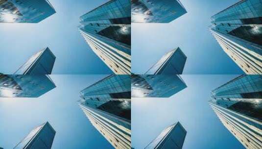 8k城市商务建筑玻璃写字楼延时4高清在线视频素材下载