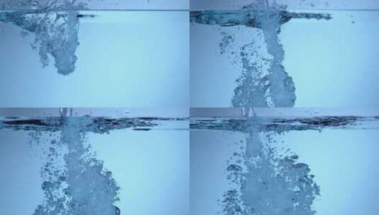 飞溅的水滴特写景观高清在线视频素材下载
